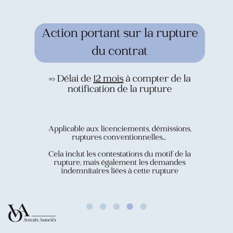 Action rupture